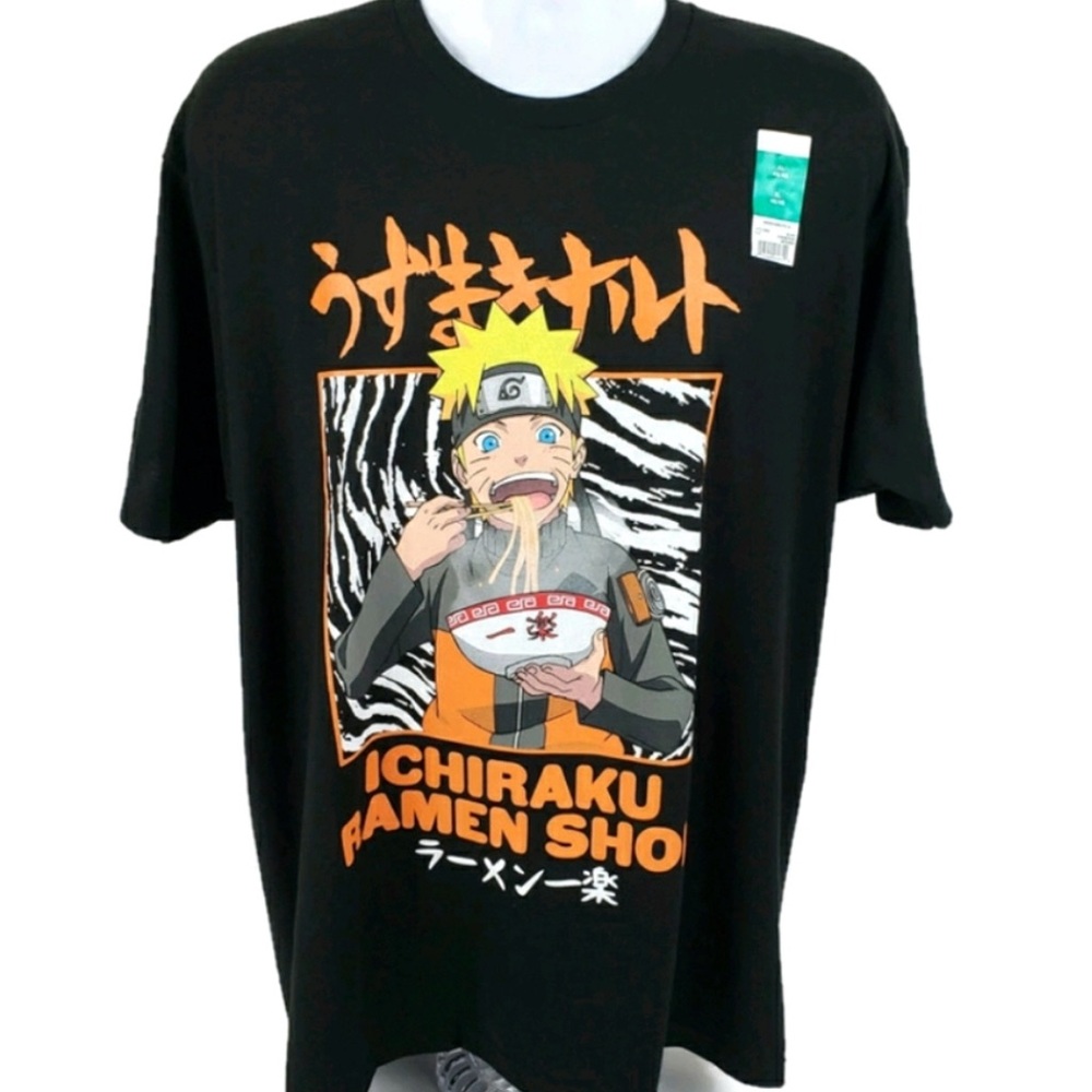 NWT Naruto Shippuden Ichiraku Ramen XXL Anime T-Shirt brand new 100% cotton